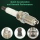 4x Iridium & Platinum Spark Plugs For 2009-2010 Mitsubishi Lancer L4 2.4L