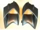 FERRARI 812 CARBON FIBER PAIR LEFT AND RIGHT FRONT BUMPER AIR INTAKE OEM NEW
