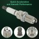 4 Nickel Spark Plugs For Volkswagen Jetta Passat Subaru Forester Chevy Beretta