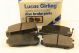 Front Brake Pads for SUBARU 1980-1984 Semi-Metallic