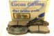 Rear Brake Pads Semi-Metallic for PLYMOUTH Fire Arrow 2.6 1976-1981