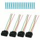 4Pack Ignition Coil Connector Harness Plugs Wiring W/Terminals for Audi Q5 Q7 R8