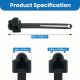 Feekoon 2 Pack 3 Prong Plug Protector for Engine Block Heater Cords,  Black