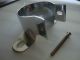 CHROME CHEVY STYLE COIL BRACKET FITS HOT ROD RAT ROD 327 350 396 454 502 #9366