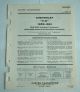 1959-61 CHEVY DATA SPEC SHEET CARTER WCFB 2816S 2817S 3060S 3061S ORIGINAL COPY