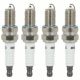 Nickel Spark Plugs Fits Chevy Spark 1.2L Fiat 500 1.4L Naturally Aspirated - 4PC