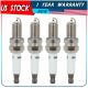 4X Nickel Spark Plugs DCPR7E For Chevy Spark 1.2L Fiat 500 1.4L Naturally