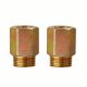 2PCS Fe 5/8-18UNF Male 3/8-18NPTF Oil Cooler Adapters Fits Aluminum Radiator