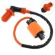 Performance Racing Ignition Coil Spark Plug For GY6 50cc-150cc ATV Moped Scooter