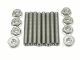SBC Chevy 283 327 305 307 350 400 valve cover stud kit bolts stainless steel 2
