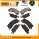 Front & Rear Ceramic Brake Pads Kit For 2010-2016 Porsche Panamera