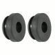 2PCS Radiator Assembly Upper Insulator Mounts Bushing Rubber Black Fit for 7186