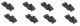 8 pcs of # Front Window Regulator Retaining Clips for 2000 thru 2006 BMW E53 X5
