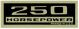 1962-65 CORVETTE DECAL SET VALVE COVERS 