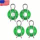 4PCS New Front WindowRegulator Guide Roller Clip Retainer For Saab Green Plastic
