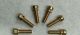 6pc HOLLEY / DEMON / QFT THROTTLE BODY / BASEPLATE SCREWS W/CAPTURED WASHERS