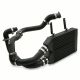 ALUMINIUM BLACK FRONT MOUNT INTERCOOLER FMIC KIT FOR VW POLO 1.9 TDI PD130
