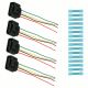 4Pack Ignition Coil Connector Harness Plugs W/Terminals for Audi VW 1J0973724