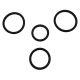 8x Engine Coolant Pipe O-Rings Kit For Ford F-150 DR-3Z8566-A BC3Z-8590-F New