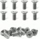 8Pack Stainless Steel Brake Disc Rotor Screws,  M6 x 25mm,  8PCS Silver