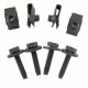 1979-93 Mustang Radiator Air Dam Deflector Mounting Kit - Bolts,  Clips & Washers