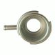41mm ID Aluminum Weld On Radiator Filler Neck Billet natural