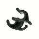 1983-1998 Mustang Black Plastic Hood Lift Prop Rod Clip Holder Replacment