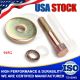 SBC Balancer Bolt Harmonic Block Damper for Chevy 280 305 350 383 Black Plated