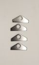 Chrome Valve Cover Mini Tabs Hold Down 1/4