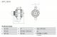 Alternator A0101545902 Genuine BOSCH 0986043660