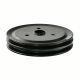 Double-Groove SWP Short Water Pump Crankshaft Pulley For Chevy SBC 262 327 400