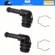 Pair Thermostat Housing Bypass Connectors for Kia Souranto 09-18 256723C200