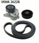 V-ribbed Belt Set For Volvo C70 S60 S70 S80 V70 XC70 8-97250750-1