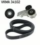 V-ribbed Belt Set For Ford TOURNEO 02-13 TRANSIT 02-13 04861734AA