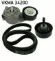 V-ribbed Belt Set For Ford GALAXY 06-15 MONDEO 07-15 S-MAX 06-14 1136183