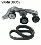 V-ribbed Belt Set For Mercedes A-CLASS 98-04 VANEO 02-05 0149971492