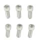 12PCS Chrome Intake Manifold Bolts Fit For 283 327 350 400 Small Block Chevy