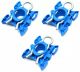 For Volvo C54 XC90 S60 V70 XC70 S80 Window Regulator Sliding Roller Clips 3Pcs