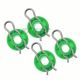 4xGreen Front/Rear Window Regulator Roller Clip Retainer For Volvo S70, V70, 850