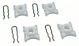 Window Regulator Sliding Roller Clips for BMW E32 E34 E36 1985-2002 4 Pcs