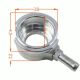 Aluminum CNC Billet Weld On Radiator Filler Neck ID#31MM OD#38/43MM H#22MM