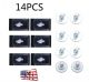 14PCS Engine Lower Cover Screw & Bolt & Access Clip Buckle For CR-V Accord Civic