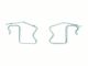 For 2000-2004 Volvo V40 Brake Hardware Kit Rear Dynamic Friction 42411VFYZ 2001