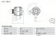 Alternator For Audi A1 A3 Seat ALTEA IBIZA LEON TOLEDO 03C903023A ,  0986080600