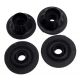 2pcs Radiator Upper & Lower Mount Rubber Cushion Bushing Fit For Nissan Qashqai