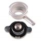 Aluminum Weld-On Radiator Filler Neck with Cap hm