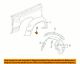 CHRYSLER OEM 06-23 200 Splash Shields-Front Shield Screw 6508332AA