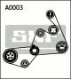 V-ribbed Belt Set For Audi A4 A6 Skoda SUPERB VW PASSAT 98-08 46542303