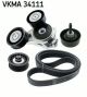 V-ribbed Belt Set For Ford FOCUS 05-07 51758384 VKMA34111