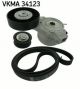 V-ribbed Belt Set For Saab 9-3 98-02 4898755 VKMA34123
